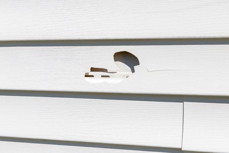 Sealed Vinyl Siding Crack